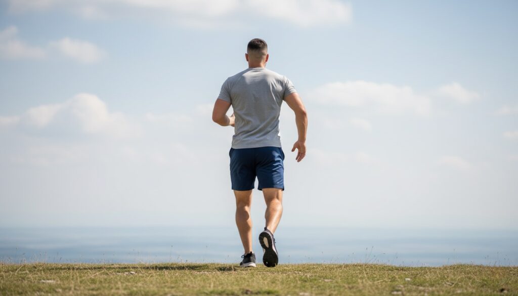 homme qui fait un sport complet